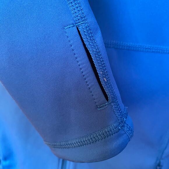 Sweaty Betty Power Boost Workout Full Zip Track Jacket Oxford Blue Size XS - Picture 5 of 7